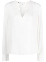 Tommy Hilfiger blouse à col v - Blanc