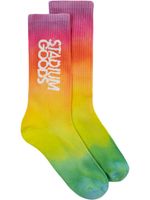 STADIUM GOODS® x Smalls Socks chaussuettes Sunset Gradient - Rouge