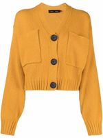 Proenza Schouler cardigan crop en cachemire - Orange