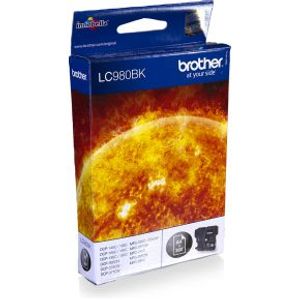 Brother LC-980BK inktcartridge 1 stuk(s) Origineel Zwart