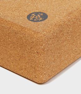 Manduka Yoga Blok Kurk Rechthoekig - 22 x 11 x 7 cm