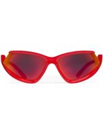 Balenciaga Eyewear lunettes de soleil Side Xpander Cat - Rouge - thumbnail