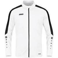 JAKO - Krachtige Polyester Jas, Uniseks-Kind, Wit, 140