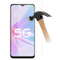 Oppo A78 Screenprotector van gehard glas - 9H - Case Friendly - Doorzichtig - thumbnail