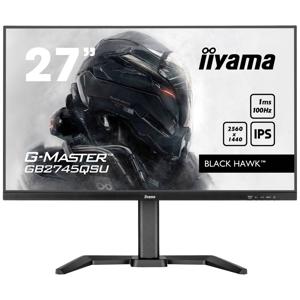 Iiyama G-MASTER Black Hawk GB2745QSU-B1 LCD-monitor Energielabel E (A - G) 68.6 cm (27 inch) 2560 x 1440 Pixel 16:9 1 ms HDMI, DisplayPort, Hoofdtelefoon (3.5