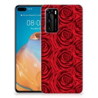 Huawei P40 TPU Case Red Roses