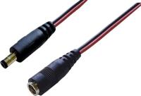 BKL Electronic 075906-4000 DC-connector DC-holle stekker - DC-koppeling 5,5 mm 2,1 mm 5,5 mm 2,1 mm 4 m