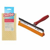 Raamtrekker met houten handvat inclusief gaatjes zeem - Raamwissers