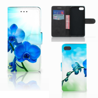 Huawei Y5 2018 Hoesje Orchidee Blauw - Cadeau voor je Moeder