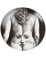 Fornasetti assiette imprimée - Noir