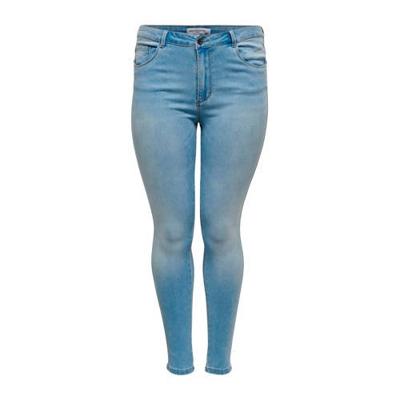 ONLY CARMAKOMA high waist skinny jeans CARAUGUSTA light denim