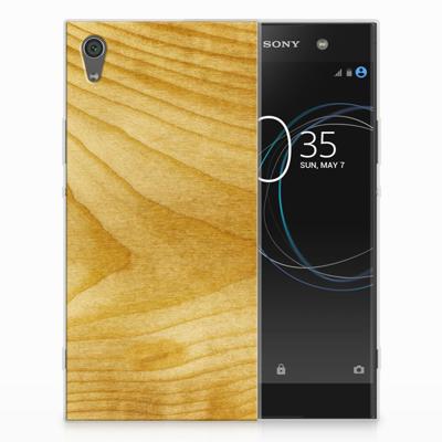 Sony Xperia XA1 Ultra Bumper Hoesje Licht Hout