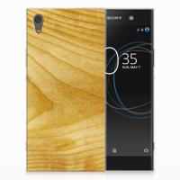 Sony Xperia XA1 Ultra Bumper Hoesje Licht Hout