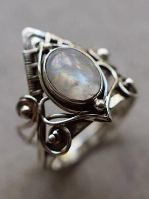 Vintage Maansteen Ring