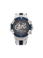 GUESS USA montre Carbon 46 mm - Bleu