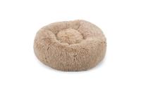 Beeztees Yali - hondenbed - pluche - beige - diam. 50 cm