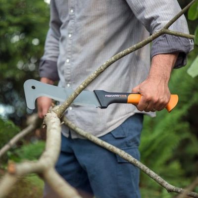Fiskars 1003609 Zwart, Grijs, Oranje Mes met vast lemmet