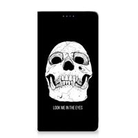 Mobiel BookCase Samsung Galaxy A51 Skull Eyes - thumbnail