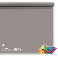 Superior Achtergrondpapier 43 Dove Grey 1,35 x 11m - thumbnail