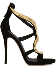 Giuseppe Zanotti sandales Venere 120 mm talon aiguille - Noir