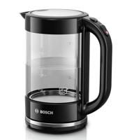 Bosch TWK70B03 Glazen waterkoker, max. 2400 W, 1,7 l, automatische uitschakeling, glas/zwart