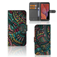 Samsung Galaxy Xcover 5 Telefoon Hoesje Aztec - thumbnail