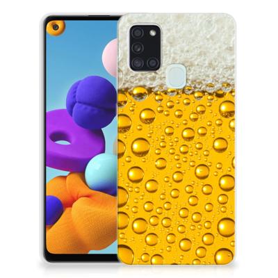 Samsung Galaxy A21s Siliconen Case Bier Samsung Galaxy A21s Siliconen Case Bier