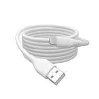 DIGITUS Lightning aansluitkabel - USB 2.0-1m - USB-A naar Lightning - Hoge snelheid 480 Mbps - 12W Power Delivery - MFI - flexibele siliconen kabel - wit - voor iPad, iPhone