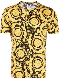 Versace t-shirt à imprimé baroque - Noir