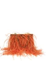 CHANEL Pre-Owned pochette ornée de plumes - Orange