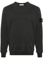 Stone Island sweat en coton à patch Compass - Gris