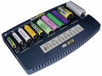 AccuPower IQ312 12-kanaals oplader Li-Ion/NI-Cd/NI-MH