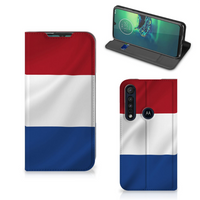 Motorola G8 Plus Standcase Nederlandse Vlag - thumbnail