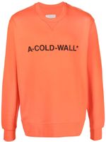 A-COLD-WALL* sweat à logo imprimé - Orange - thumbnail