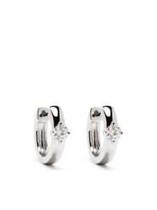 Anita Ko boucles d'oreilles en or blanc 18ct serties de diamants - Argent