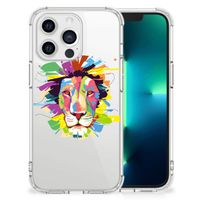 Apple iPhone 13 Pro Stevig Bumper Hoesje Lion Color