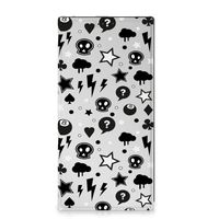 Mobiel BookCase Samsung Galaxy S23 Ultra Silver Punk