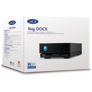 LaCie 1big Dock externe harde schijf 18 TB 7200 RPM USB Type-A / USB Type-C Zwart