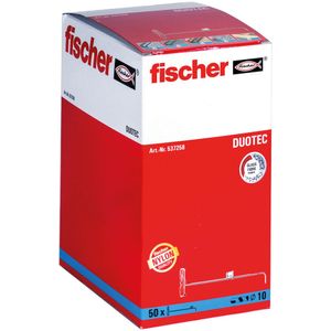 Fischer 537258 schroefanker & muurplug 50 stuk(s) Schroef- & muurplugset 50 mm