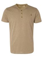 T-shirt granddad 2 coloured melange khaki