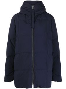 Jil Sander doudoune à fermeture zippée - Bleu