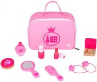 Tooky Toy make upset meisjes 24,5 cm hout/polyester roze 10 delig