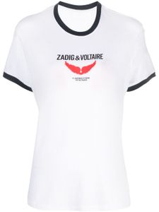 Zadig&Voltaire t-shirt Zoe Wings Liberté - Blanc