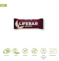 Lifefood Lifebar energiereep rode biet raw & bio (47 gr)