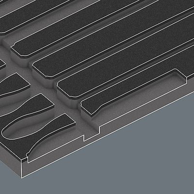 Wera 05137383001 Plukschuiminlegstuk 1 stuks (l x b x h) 344 x 392 x 30 mm