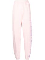 Aries pantalon de jogging à logo imprimé latéral - Rose