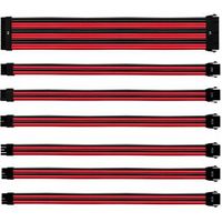 CoolerMaster Colored Extension Cable Kit - Red / Black - thumbnail