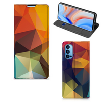 OPPO Reno4 Pro 5G Stand Case Polygon Color