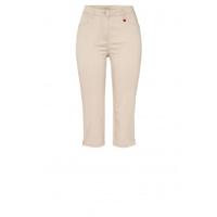 Toni | Relaxed - Beige | Dames | Broek | Beige | 50 | regular | Kamst mode