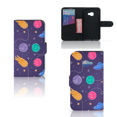 Samsung Galaxy Xcover 4 | Xcover 4s Wallet Case met Pasjes Space Samsung Galaxy Xcover 4 | Xcover 4s Wallet Case met Pasjes Space